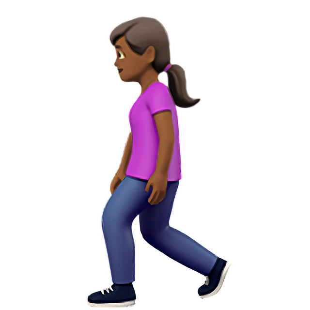 Woman Walking: Medium-Dark Skin Tone