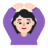Woman Gesturing Ok: Light Skin Tone