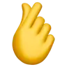 Hand With Index Finger And Thumb Crossed