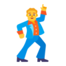 Emoji Dancing dell'uomo 🕺 image - Microsoft Classic 2D style