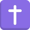 Latin Cross Emoji ✝ image - Skype style