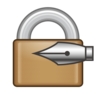 Emoji Zárja le a tolltartót 🔏 image - Emojidex style
