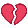 Broken Heart Emoji 💔 image - HTC (2015-2016) style