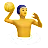 Man Playing Water Polo