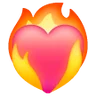 Heart On Fire Emoji ❤️‍🔥 image - Samsung style