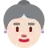 Old Woman: Light Skin Tone