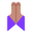 Folded Hands: Medium Skin Tone