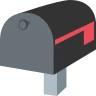 Emoji Zárt postaláda leengedett zászlóval 📪 image - EmojiTwo style