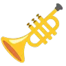 Trumpet Emoji 🎺 image - Google Noto Color Animated style