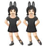 Women With Bunny Ears: Light Skin Tone Emoji 👯🏻‍♀️ image - Samsung style