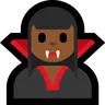 Woman Vampire: Medium-Dark Skin Tone Emoji 🧛🏾‍♀️ image - Microsoft Windows 10 Segoe UI Emoji style
