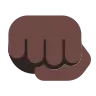 Oncoming Fist: Dark Skin Tone Emoji 👊🏿 image - Tossface style
