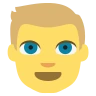 Person mit blonden Haaren Emoji 👱 image - EmojiTwo style