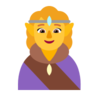 Woman Elf Emoji 🧝‍♀️ image - Microsoft Classic 2D style