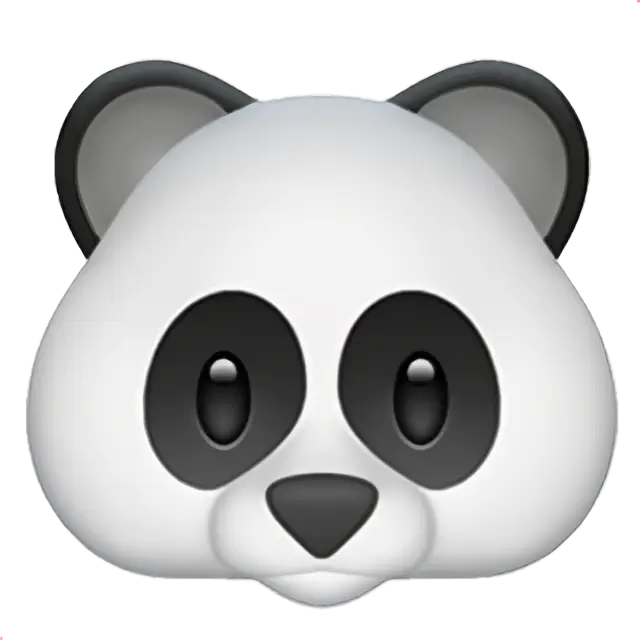 ใบหน้าหมีแพนด้า