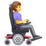 Woman In Motorized Wheelchair Facing Right Emoji 👩‍🦼‍➡️ image - Samsung style