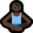 Man In Lotus Position: Dark Skin Tone