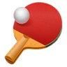 卓球パドルとボール Emoji 🏓 image - Huawei Harmony OS style