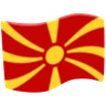 Flag: North Macedonia Emoji 🇲🇰 image - Facebook Messenger (2016) style