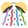 Boule de confettis Emoji 🎊 image - EmojiTwo style