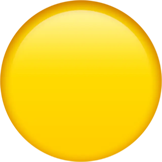 Gran círculo amarillo