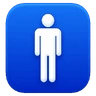 Męski symbol Emoji 🚹 image - Huawei Harmony OS style