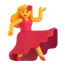 ダンサー Emoji 💃 image - Microsoft 3D Fluent style