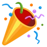 Festa popper Emoji 🎉 image - Facebook Messenger (2016) style