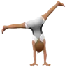 Person Cartwheeling: Medium Skin Tone Emoji 🤸🏽 image - Apple style