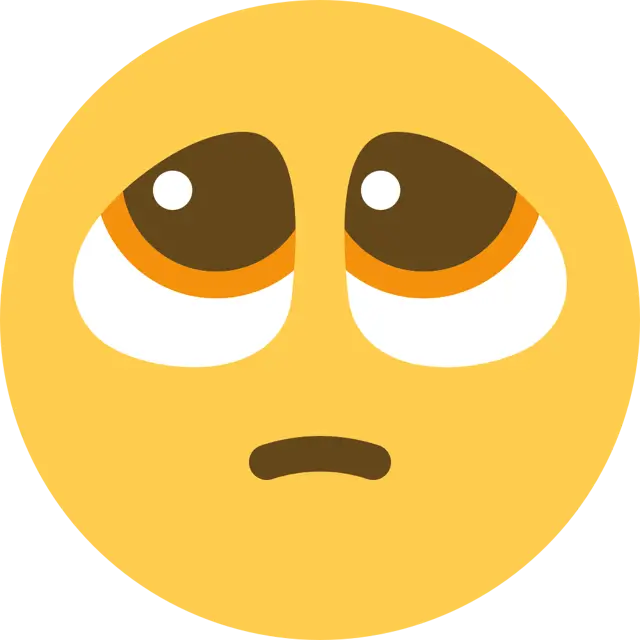 Cara con ojos suplicantes