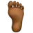Foot: Medium-Dark Skin Tone