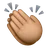 Clapping Hands: Medium Skin Tone