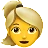 Woman: Blond Hair