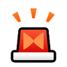 Emoji Polizia della polizia che gira luce 🚨 image - SoftBank style
