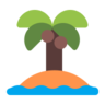 Çöl ada Emoji 🏝 image - Microsoft Classic 2D style
