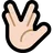 Vulcan Salute: Light Skin Tone