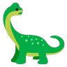 Sauropod Emoji 🦕 image - Google Noto Color Animated style