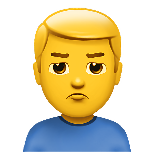 Man Pouting