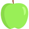青苹果 Emoji 🍏 image - Facebook Messenger (2016) style