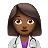 Woman Health Worker: Medium-Dark Skin Tone