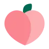 Pêche Emoji 🍑 image - Tossface style