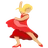 Woman Dancing: Medium-Light Skin Tone