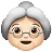 Old Woman: Light Skin Tone