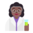 Woman Scientist: Medium-Dark Skin Tone