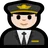 Man Pilot: Light Skin Tone
