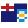 Flag: Falkland Islands Emoji 🇫🇰 image - SerenityOS style