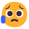 松一口气 Emoji 😥 image - Microsoft Classic 2D style