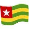 Flag: Togo Emoji 🇹🇬 image - Facebook Messenger (2016) style