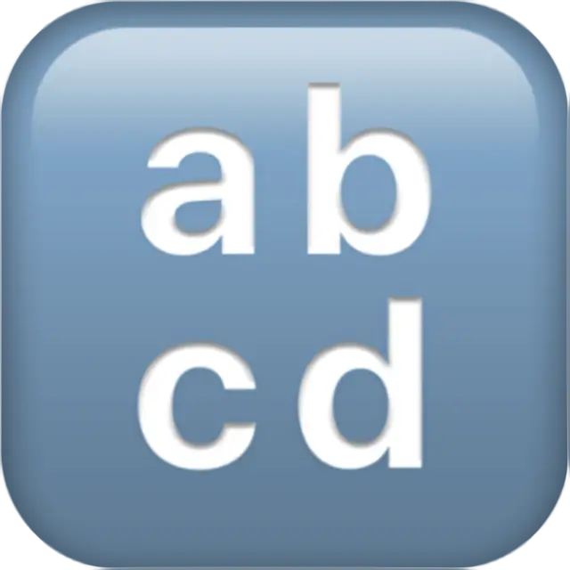 拉丁文小写字母的输入符号