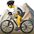 Person Mountain Biking